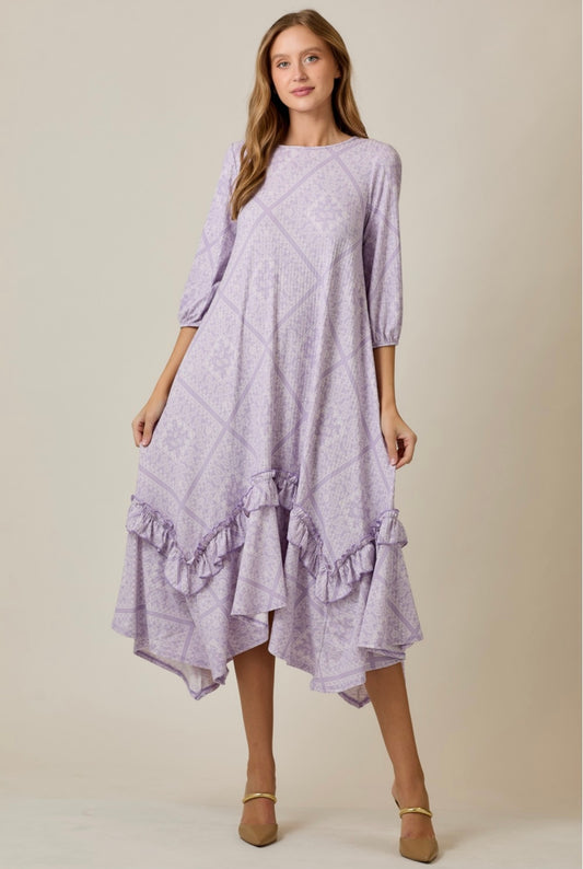 Lilac High Low Dress
